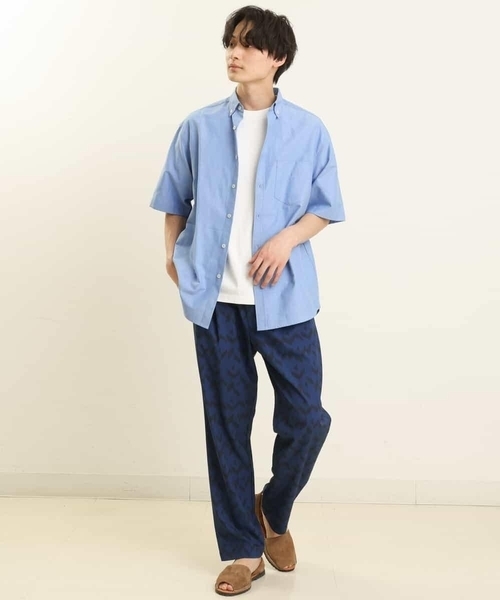 a.v.v(アーヴェヴェ)の「オックスBIGシャツ(シャツ/ブラウス・メンズ・ホワイト/ブルー・46/48)」の11枚目の写真