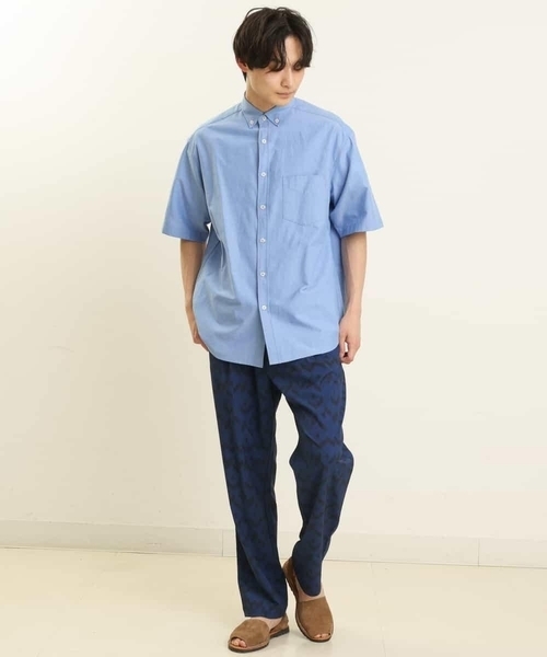 a.v.v(アーヴェヴェ)の「オックスBIGシャツ(シャツ/ブラウス・メンズ・ホワイト/ブルー・46/48)」の13枚目の写真