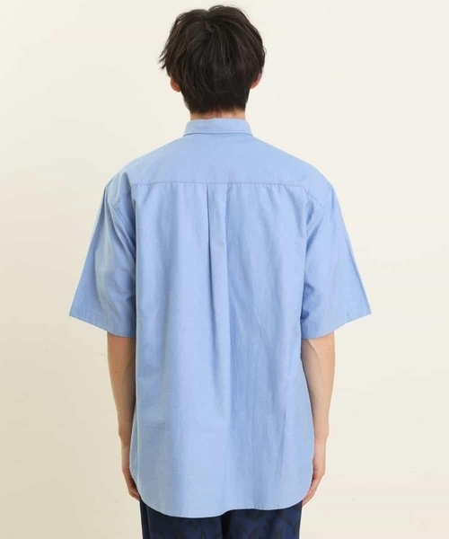 a.v.v(アーヴェヴェ)の「オックスBIGシャツ(シャツ/ブラウス・メンズ・ホワイト/ブルー・46/48)」の21枚目の写真