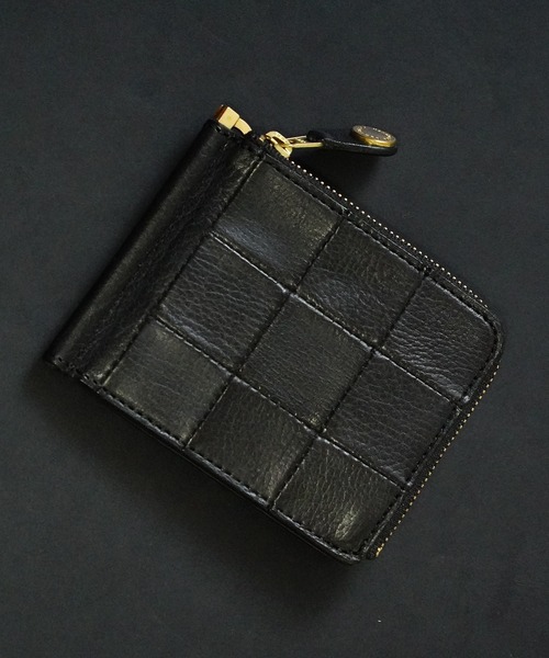 ダマスキーナ エンボシング ジップ コイン＆マネークリップ　小銭入れセット ダマスキーナ エンボシング ジップ コイン＆マネークリップ 小銭