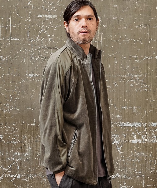 mj8600-MICRO VELOUR SPORTS JACEKT ジャケット