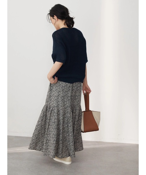 AMERICAN HOLIC（アメリカンホリック）の「透かし編みニットプルオーバー　-ウォッシャブル-（ニット/セーター・レディース・ネイビー/ブラウン/アイボリー・M/L）」の17枚目の写真