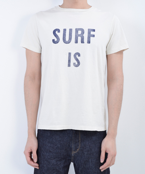 REMI RELIEF(レミレリーフ)の「REMI RELIEF(レミレリーフ)プリントT(Tシャツ/カットソー・メンズ・アイボリー・MEDIUM/LARGE)」の2枚目の写真