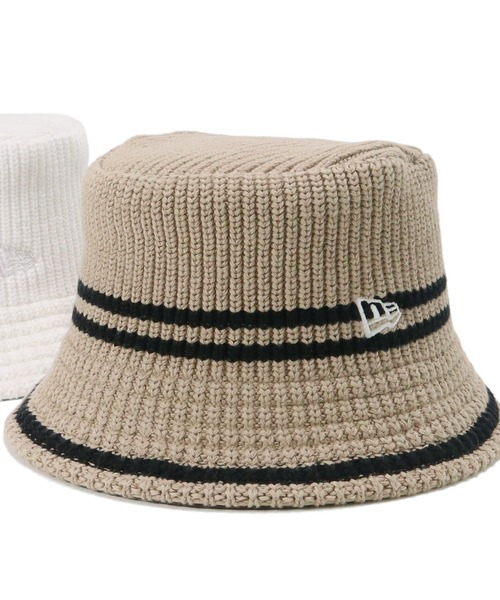 NEW ERA(ニューエラ)の「ニューエラ ニットバケットハット 無地 シンプル(ハット・メンズ・ブラック/ベージュ/ホワイト/アイボリー/ブラック系その他/カーキ・FREE)」の6枚目の写真