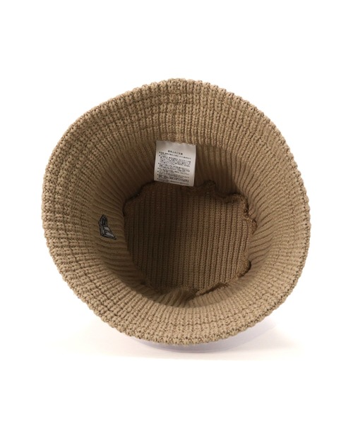 NEW ERA(ニューエラ)の「ニューエラ ニットバケットハット 無地 シンプル(ハット・メンズ・ブラック/ベージュ/ホワイト/アイボリー/ブラック系その他/カーキ・FREE)」の11枚目の写真