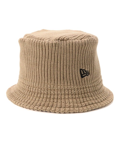NEW ERA(ニューエラ)の「ニューエラ ニットバケットハット 無地 シンプル(ハット・メンズ・ブラック/ベージュ/ホワイト/アイボリー/ブラック系その他/カーキ・FREE)」の17枚目の写真
