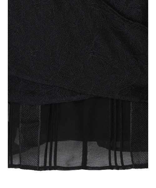 Ameri（アメリ）の「MEDI BACK CROSS LACE CHIFFON TOP（シャツ/ブラウス・レディース・ホワイト/ブラック・FREE）」の18枚目の写真