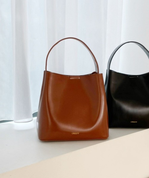 Heather(ヘザー)の「GREEDY/BAG 357681(ハンドバッグ・レディース・ブラック/ブラウン/アイボリー/グリーン・ONE SIZE)」の3枚目の写真