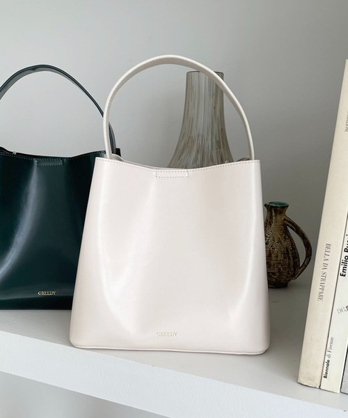 Heather(ヘザー)の「GREEDY/BAG 357681(ハンドバッグ・レディース・ブラック/ブラウン/アイボリー/グリーン・ONE SIZE)」の1枚目の写真