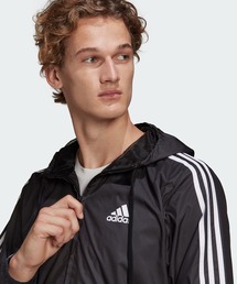 adidas プライムグリーン 3ストライプジャケット L adidas（アディダス）の「プライムグリーン エッセンシャルズ スリー