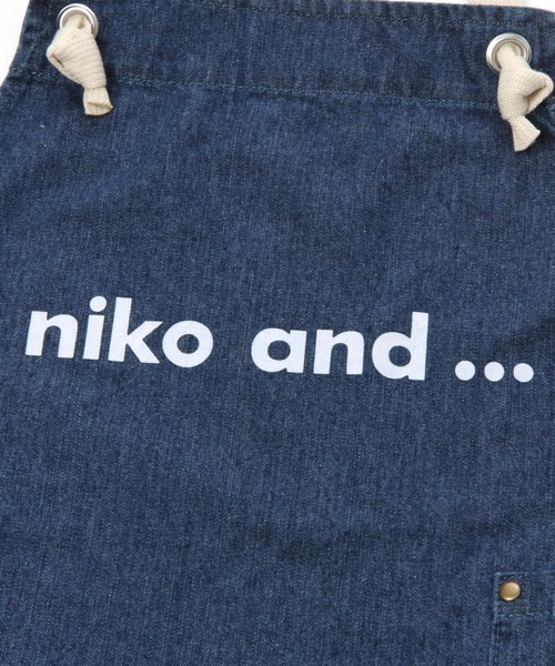 niko and...（ニコアンド）の「オリジナルニコロゴエプロン2（エプロン・レディース・ホワイト/ブラック/ブルー・0）」の16枚目の写真