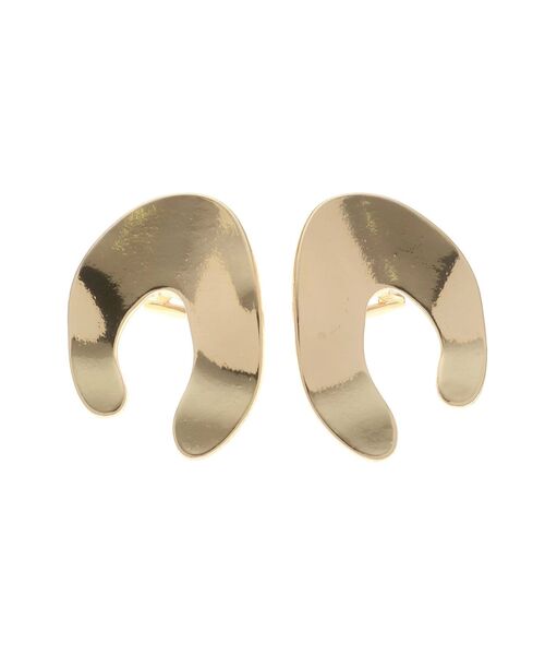 LAGUNAMOON（ラグナムーン）の「デフォルメカーブフォルムイヤリング（イヤリング・レディース・シルバー/ゴールド・FREE）」の2枚目の写真