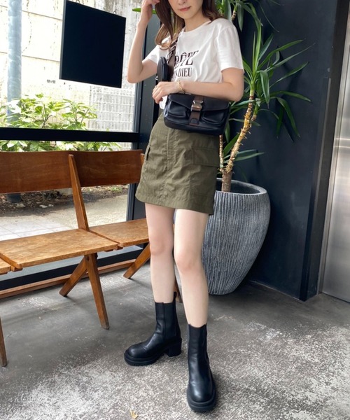 one after another NICE CLAUP（ワンアフターアナザーナイスクラップ）の「【2022AWアイテム】ユーティリティーボディBAG（ショルダーバッグ・レディース・ブラック/ピンク/アイボリー・FREE）」の14枚目の写真