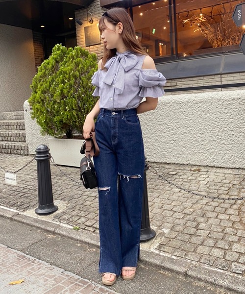 one after another NICE CLAUP（ワンアフターアナザーナイスクラップ）の「【2022AWアイテム】ユーティリティーボディBAG（ショルダーバッグ・レディース・ブラック/ピンク/アイボリー・FREE）」の16枚目の写真