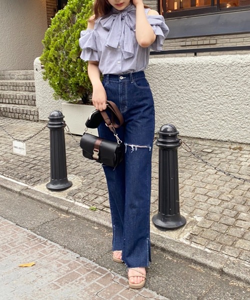 one after another NICE CLAUP（ワンアフターアナザーナイスクラップ）の「【2022AWアイテム】ユーティリティーボディBAG（ショルダーバッグ・レディース・ブラック/ピンク/アイボリー・FREE）」の17枚目の写真