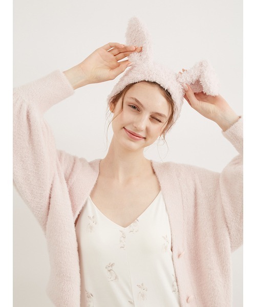 gelato pique（ジェラートピケ）の「ラビットモコヘアバンド（ヘア