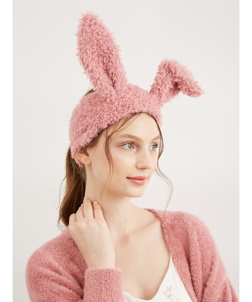 gelato pique（ジェラートピケ）の「ラビットモコヘアバンド（ヘア