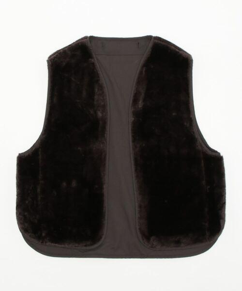 Q（キュー）の「ファー付きモッズコート（モッズコート・レディース・ブラック/カーキ・MEDIUM）」の15枚目の写真