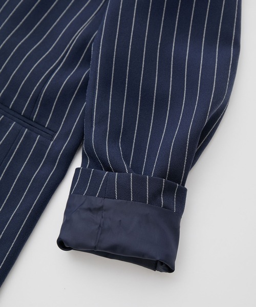 VIS（ビス）の「【Washable・EASY CARE】エコウールタッチジャケット【sustainable】（テーラードジャケット・レディース・ダークブラウン/ブラック/イエロー系その他/ブルー系その他/キナリ・M/S）」の13枚目の写真