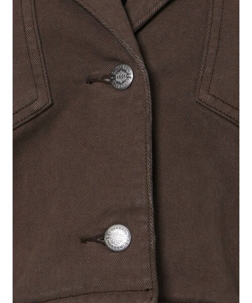 CIMARRON（シマロン）の「【CIMARRON】テーラーデニムショートジャケット（デニムジャケット・レディース・ブラック/ブラウン/ベージュ・FREE）」の15枚目の写真