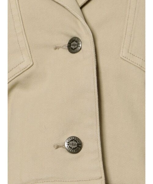 CIMARRON（シマロン）の「【CIMARRON】テーラーデニムショートジャケット（デニムジャケット・レディース・ブラック/ブラウン/ベージュ・FREE）」の16枚目の写真