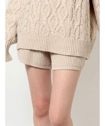 EVRIS | ニットショートパンツ【セットアップ着用可能】(その他パンツ)