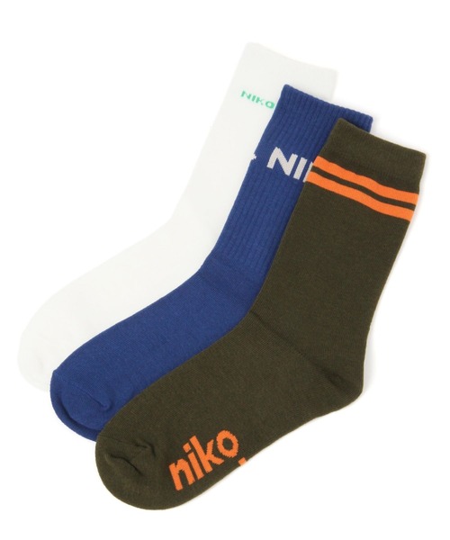 niko and...(ニコアンド)の「オリジナルニコロゴ3SETソックス(ソックス/靴下・レディース・ホワイト/ブラック/その他2/その他3/ピンク/その他4/その他5/その他1/その他6/その他7・FREE)」の6枚目の写真