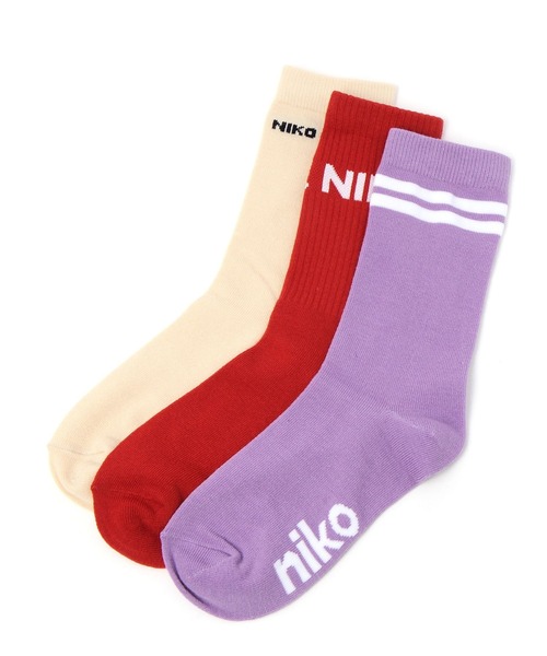 niko and...(ニコアンド)の「オリジナルニコロゴ3SETソックス(ソックス/靴下・レディース・ホワイト/ブラック/その他2/その他3/ピンク/その他4/その他5/その他1/その他6/その他7・FREE)」の8枚目の写真