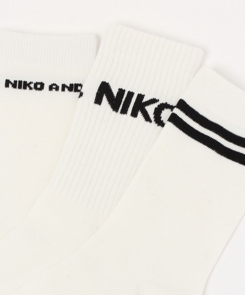 niko and...(ニコアンド)の「オリジナルニコロゴ3SETソックス(ソックス/靴下・レディース・ホワイト/ブラック/その他2/その他3/ピンク/その他4/その他5/その他1/その他6/その他7・FREE)」の17枚目の写真