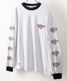 【VISION STREET WEAR/ヴィジョンストリートウェア】アームロゴリンガーロンT/ビッグシルエット/ユニセックス