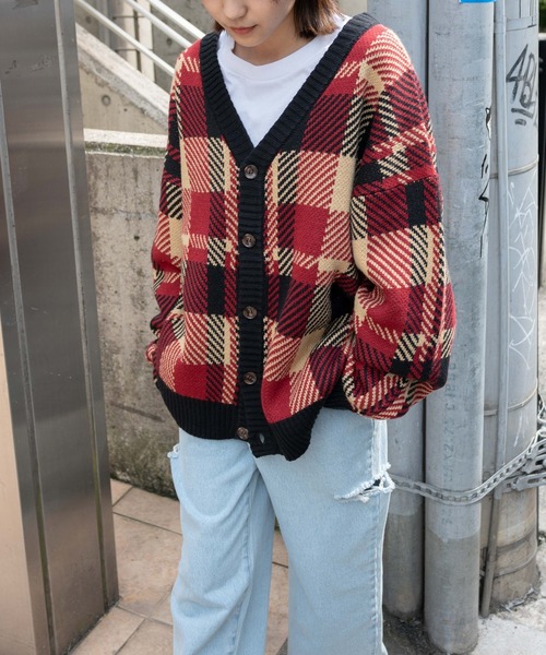 WEGO（ウィゴー）の「WEGO/総柄BIGカーディガン（カーディガン/ボレロ・メンズ・その他4/その他3/その他2/その他1・FREE）」の4枚目の写真