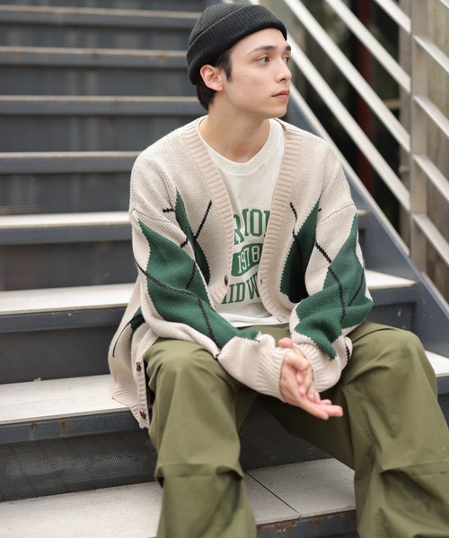 WEGO（ウィゴー）の「WEGO/総柄BIGカーディガン（カーディガン/ボレロ・メンズ・その他4/その他3/その他2/その他1・FREE）」の14枚目の写真