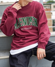 NAVY | カレッジサガラロングスリーブTシャツ(Tシャツ/カットソー)