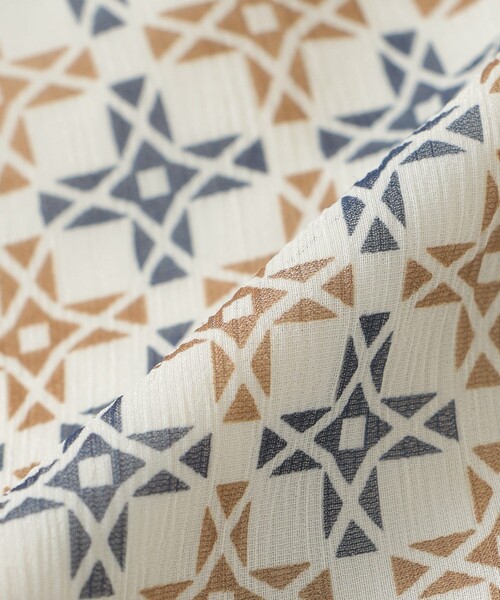 MACKINTOSH LONDON（マッキントッシュ ロンドン）の「バイカラーアンドリューパターンワンピース（ワンピース・レディース・ネイビー/オフホワイト・40/38）」の9枚目の写真