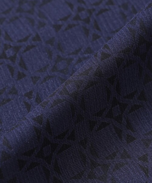 MACKINTOSH LONDON（マッキントッシュ ロンドン）の「バイカラーアンドリューパターンワンピース（ワンピース・レディース・ネイビー/オフホワイト・40/38）」の11枚目の写真