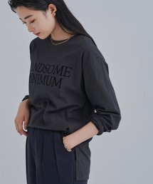HANDSOME MINIMUMロゴロングTシャツ