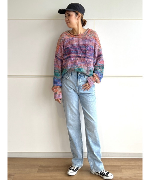 GAP（ギャップ）の「シェーカーステッチ クルーネックセーター（ニット/セーター・レディース・マルチ・L/S/M/XS/XL/XXS）」の9枚目の写真