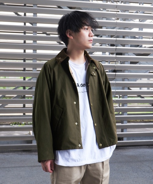 Barbour（バブアー）の「BARBOUR /バブアー BEAVER別注 TRANSPORT JACKET /トランスポートジャケット（ブルゾン・レディース・ブラック/セージグリーン・36/38/40/42）」の10枚目の写真