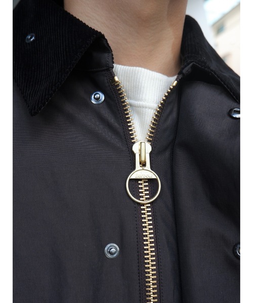 Barbour（バブアー）の「BARBOUR /バブアー BEAVER別注 TRANSPORT JACKET /トランスポートジャケット（ブルゾン・レディース・ブラック/セージグリーン・36/38/40/42）」の20枚目の写真