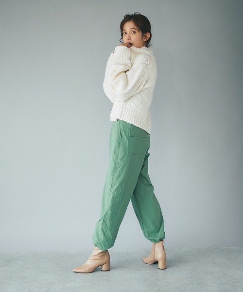 RIVE DROITE（リヴドロワ）の「ストレスフリーな履き心地/ヒールショートブーツ（ブーツ・レディース・ブラック/ベージュ・S/M/L）」の14枚目の写真