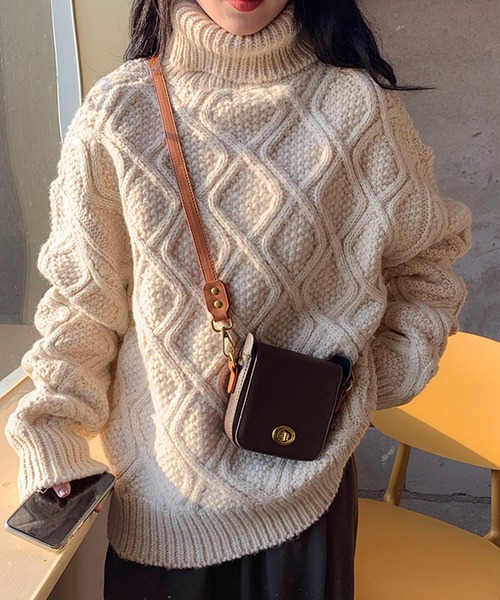 Dita Muaj.(ディータムアージュ)の「レトロショルダーバッグ(ショルダーバッグ・レディース・ブラウン・SMALL/LARGE)」の11枚目の写真