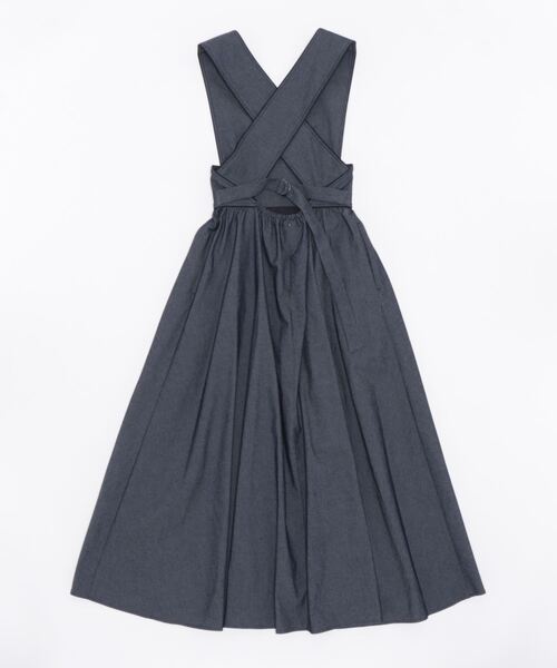 LILY BROWN(リリーブラウン)の「Vネックワンピース(ワンピース・レディース・ホワイト/ブルー/チェック・0/1)」の7枚目の写真