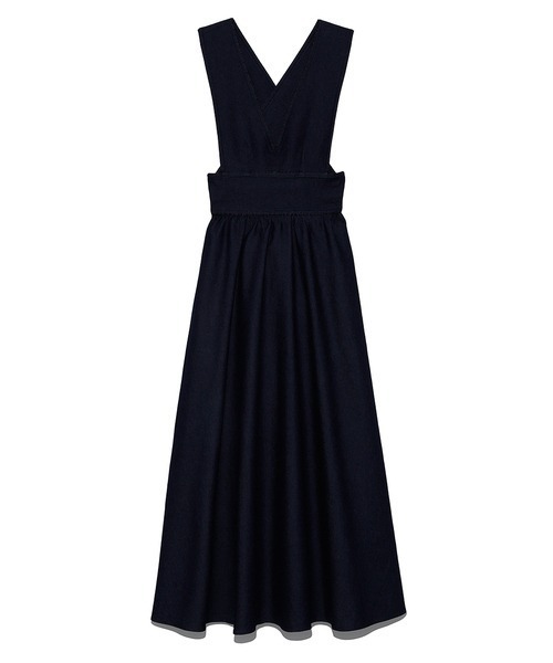 LILY BROWN(リリーブラウン)の「Vネックワンピース(ワンピース・レディース・ホワイト/ブルー/チェック・0/1)」の11枚目の写真