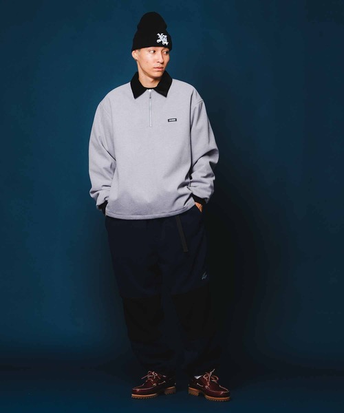 XLARGE（エクストララージ）の「QUILTED HALF ZIP SHIRT（シャツ/ブラウス・メンズ・グレー/ブラウン/ブラック・S/XL/M/L）」の13枚目の写真