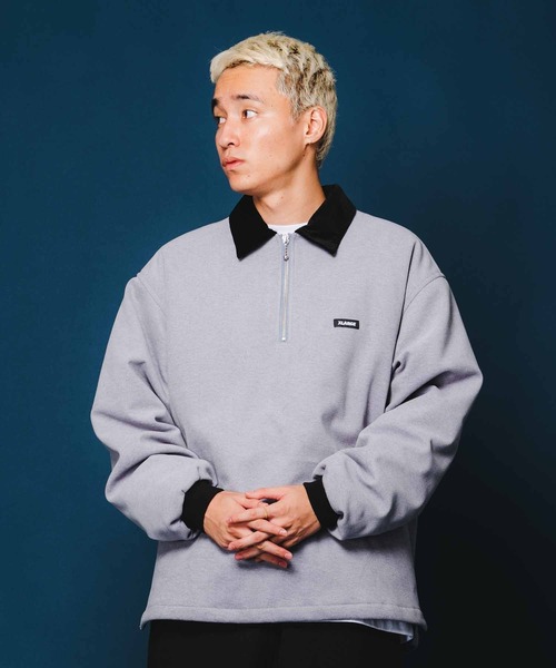 XLARGE（エクストララージ）の「QUILTED HALF ZIP SHIRT（シャツ/ブラウス・メンズ・グレー/ブラウン/ブラック・S/XL/M/L）」の20枚目の写真