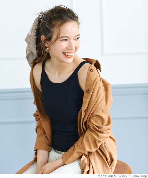 coca（coca）（コカ）の「アニマル柄スカーフ（バンダナ/スカーフ・レディース・ベージュ/ブラウン・ONE SIZE）」の3枚目の写真