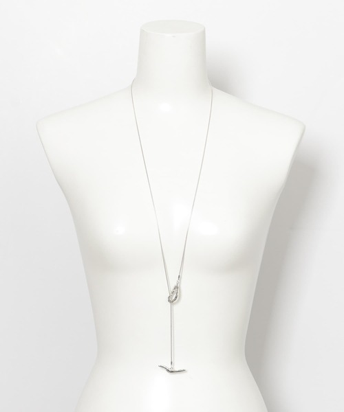 LAPUIS（ラピュイ）の「LAPUIS　Snake Chain ネックレス（ネックレス・レディース・シルバー/ゴールド・-）」の5枚目の写真