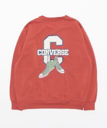 【CONVERSE/コンバース】裏起毛 ワンポイントブランドロゴ　バックプリント　スウェット　トレーナー