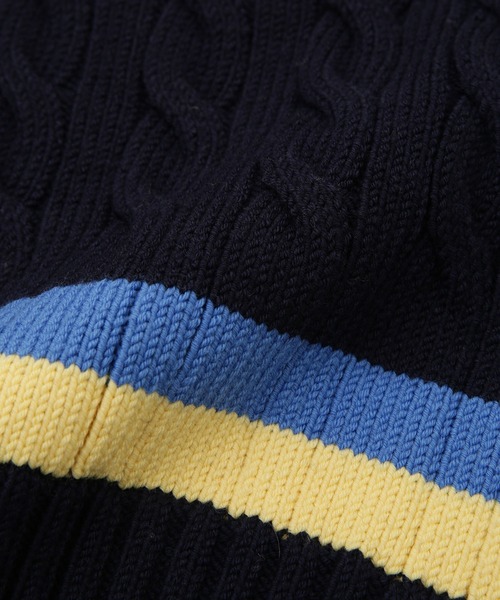 LACOSTE（ラコステ）の「LACOSTE/AH0493L（ニット/セーター・メンズ・ホワイト/ネイビー・4/5）」の9枚目の写真