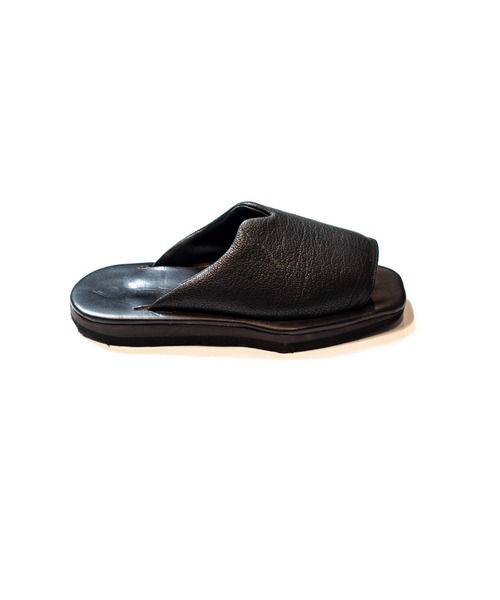 SEVESKIG（セヴシグ）の「SEVESKIG/セブシグ/セヴシグ/Wrap sandal Ver,Wild Brown Beer Lether（サンダル・メンズ・ブラック・S/M/L/XS）」の2枚目の写真